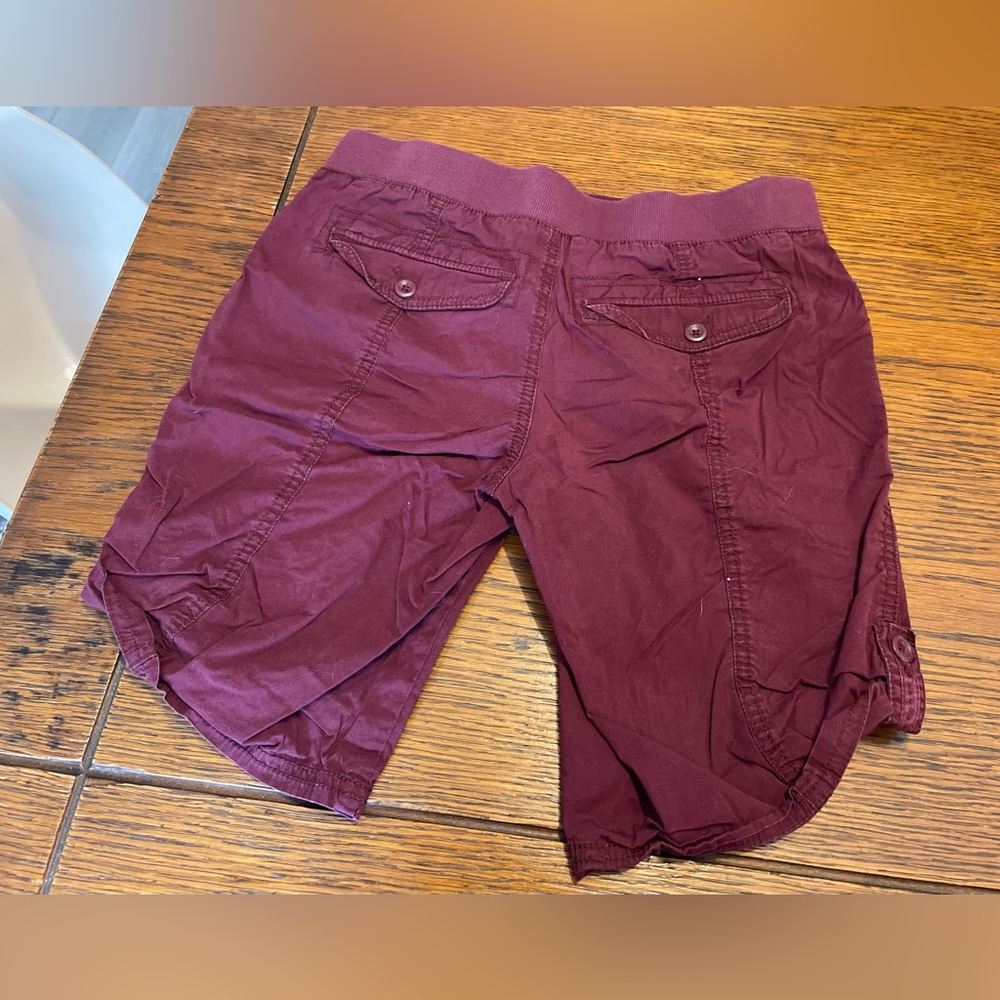 Women's Burgundy Shorts
